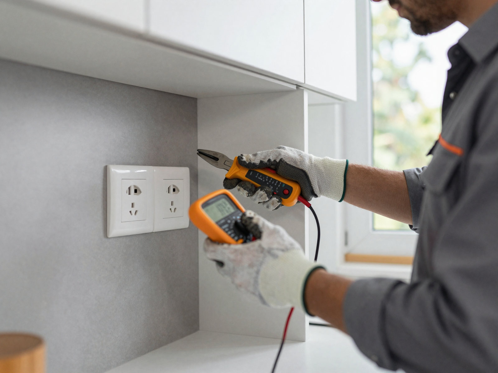 Residential electrical work in progress